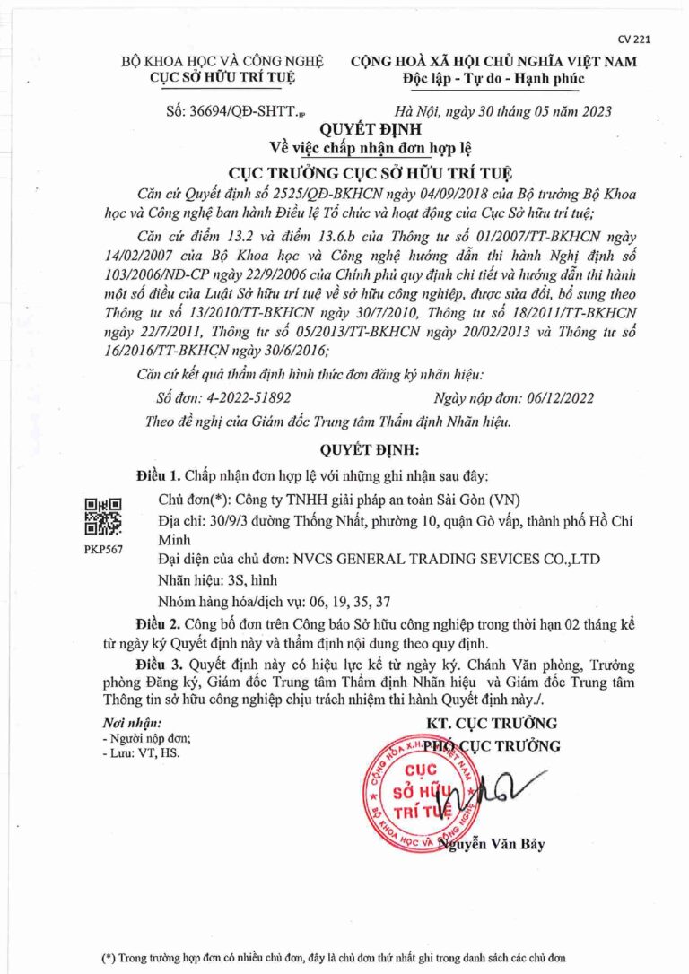 Đơn Xác Nhận Đăng Kí Nhãn Hiệu